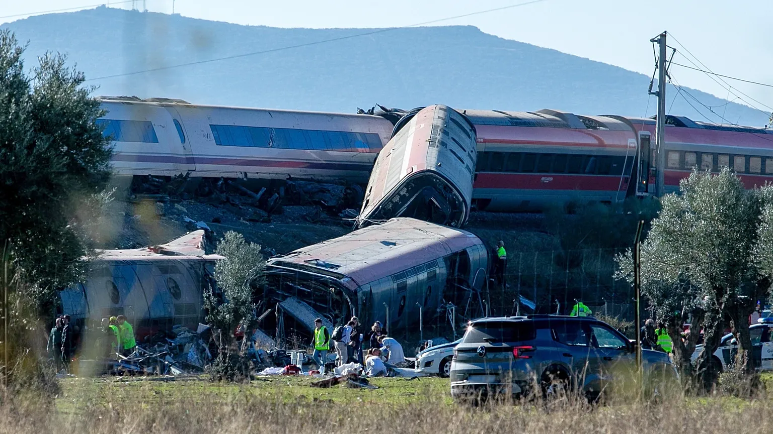 At least 68 people have died in a Spanish high-speed train collision near Madrid