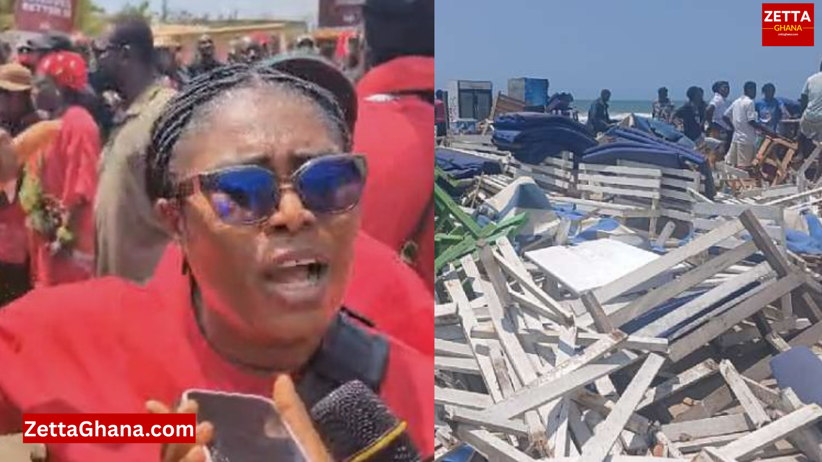 La Residents Demonstrate Over Pleasure Beach Demolition, Demand Government Intervention