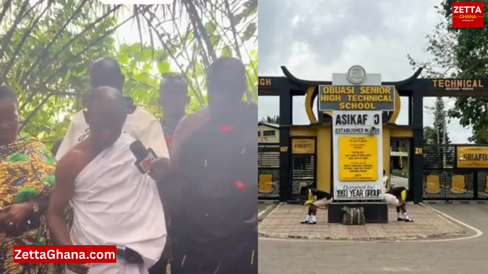 Adansi Traditional Council Performs Cleansing Rituals at Obuasi SHTS