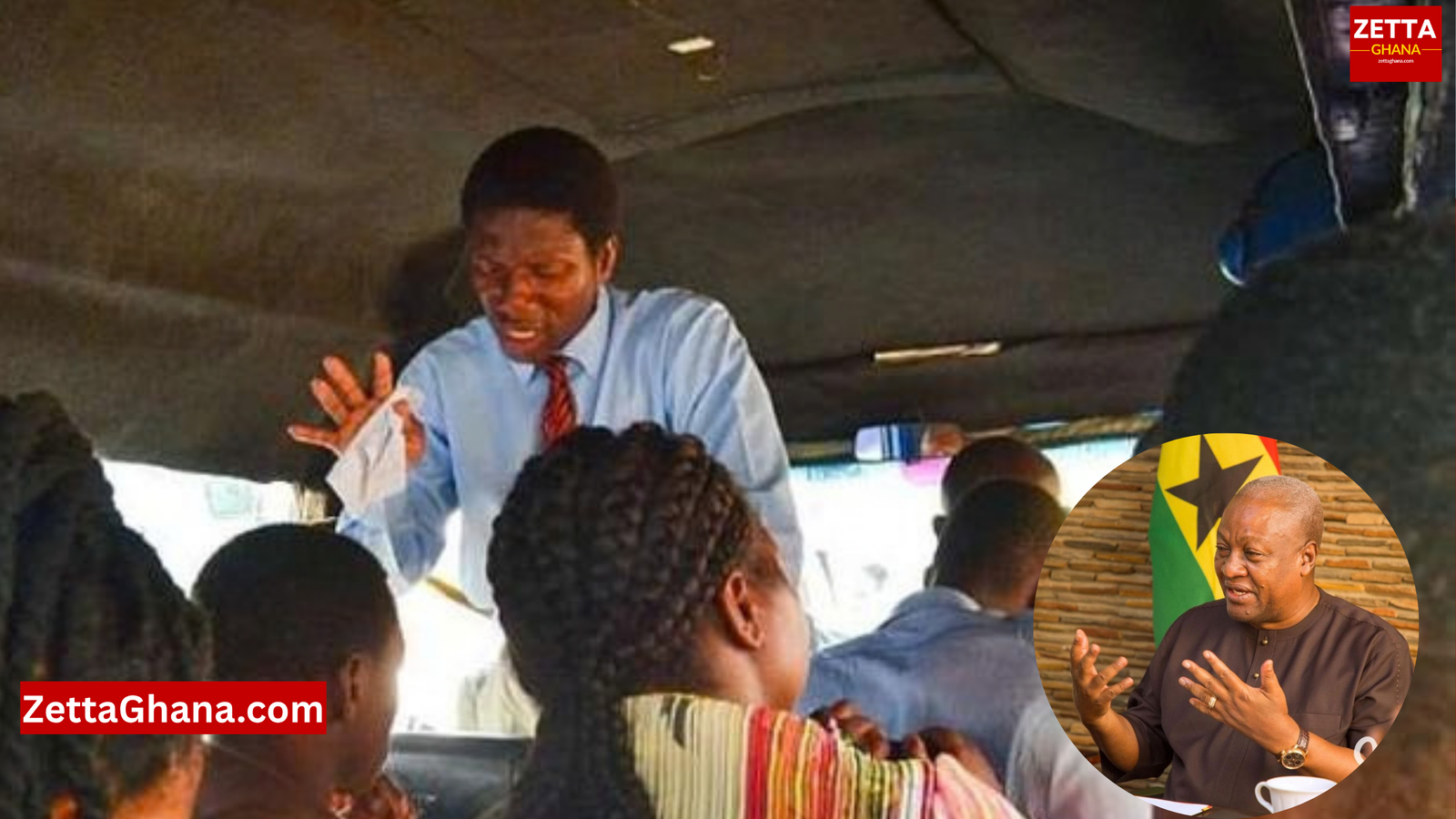 Preaching Allowed in Stationary Vehicles, Not Moving Ones – President Mahama Clarifies