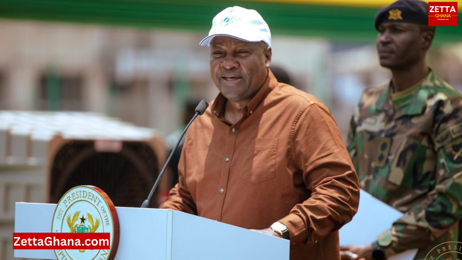 Mahama Cuts Sod for 1,238-Acre Industrial Park at Afienya