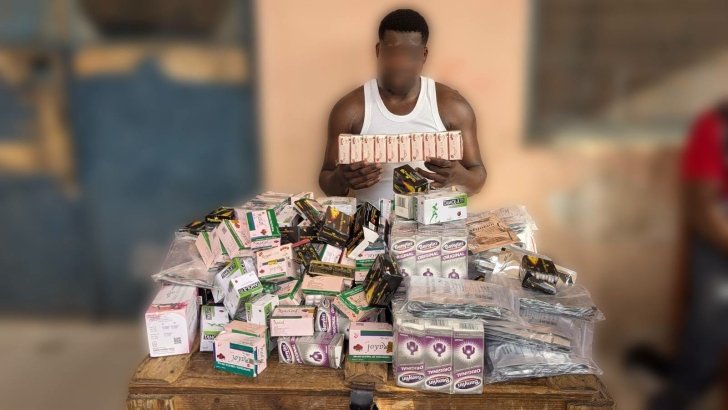 Eight Arrested in Police Raid on Suspected Illicit Drug Trade at Okaishie