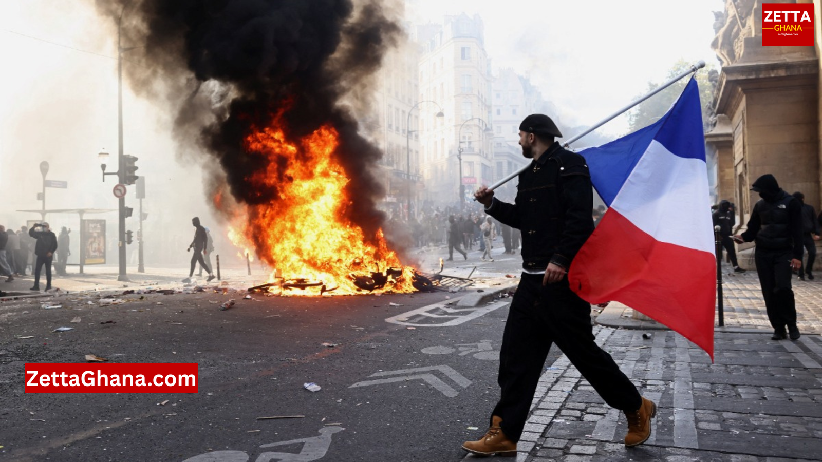 Nearly 1,000 Arrested as Protests Over Tax, Living Costs Turn Violent in France